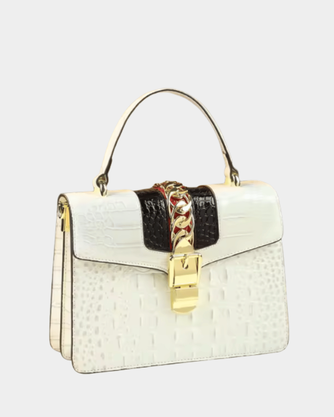 Lucinda Croc Top Handle Bag
