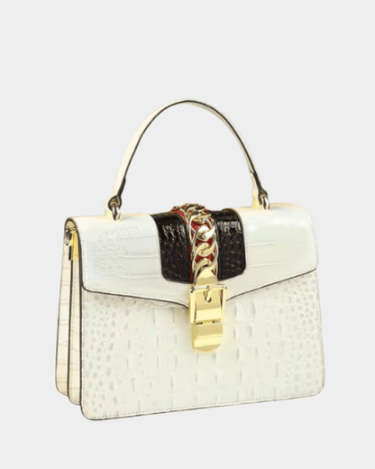 Lucinda Croc Top Handle Bag