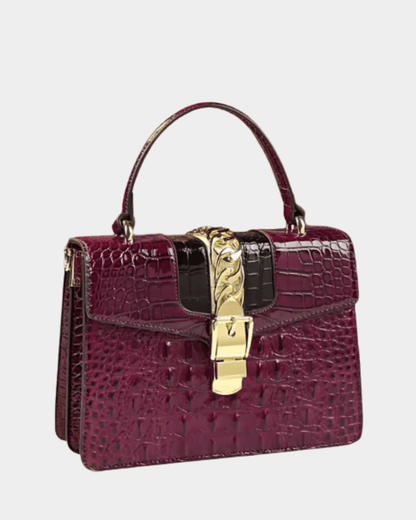 Lucinda Croc Top Handle Bag