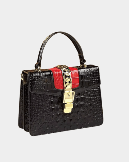Lucinda Croc Top Handle Bag