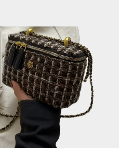 Camille Tweed Vanity Bag