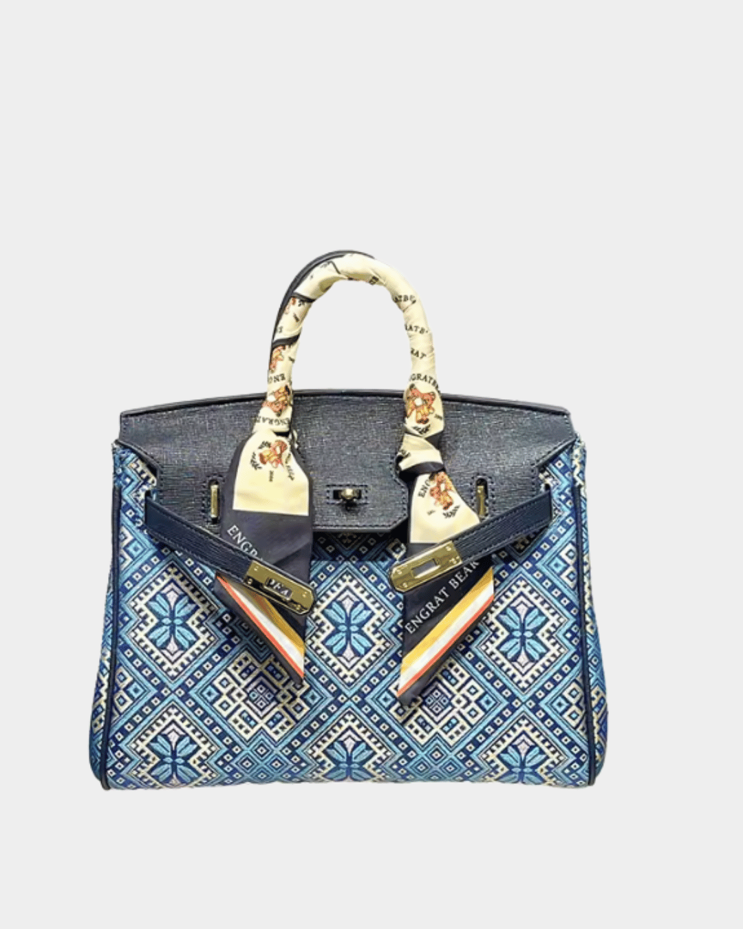 Monaco Silk Top Handle Bag