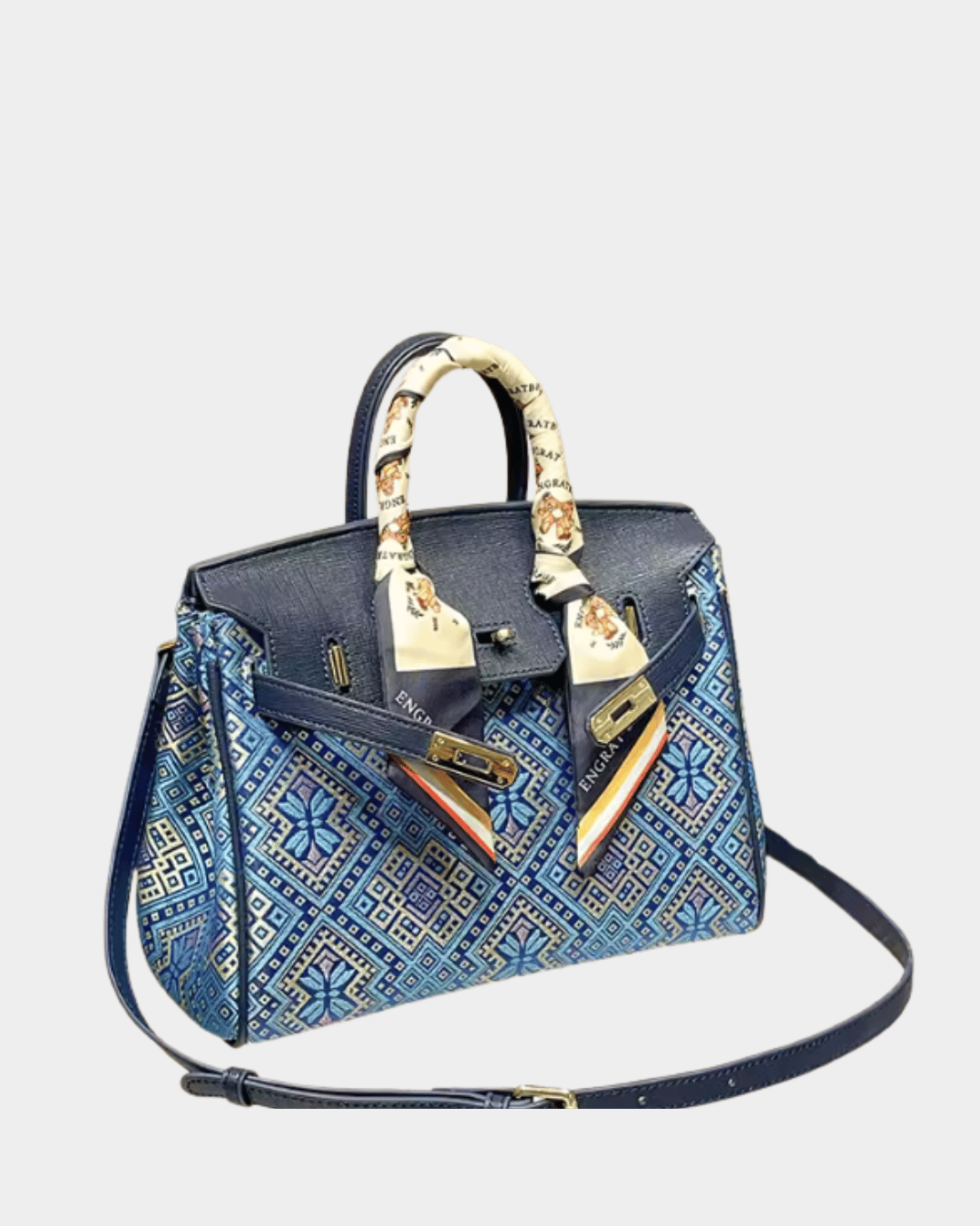 Monaco Silk Top Handle Bag
