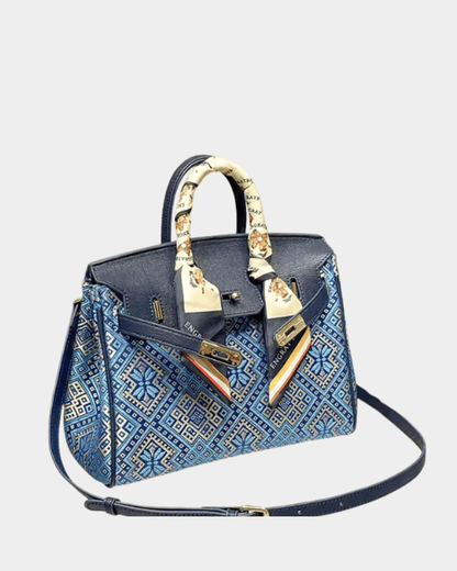 Monaco Silk Top Handle Bag