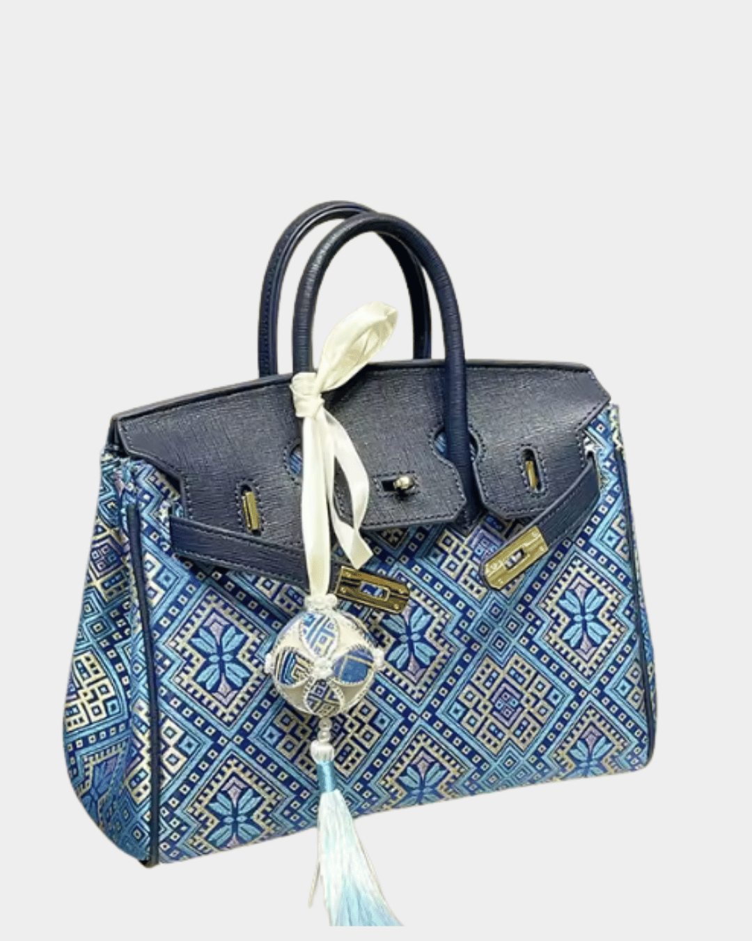 Monaco Silk Top Handle Bag