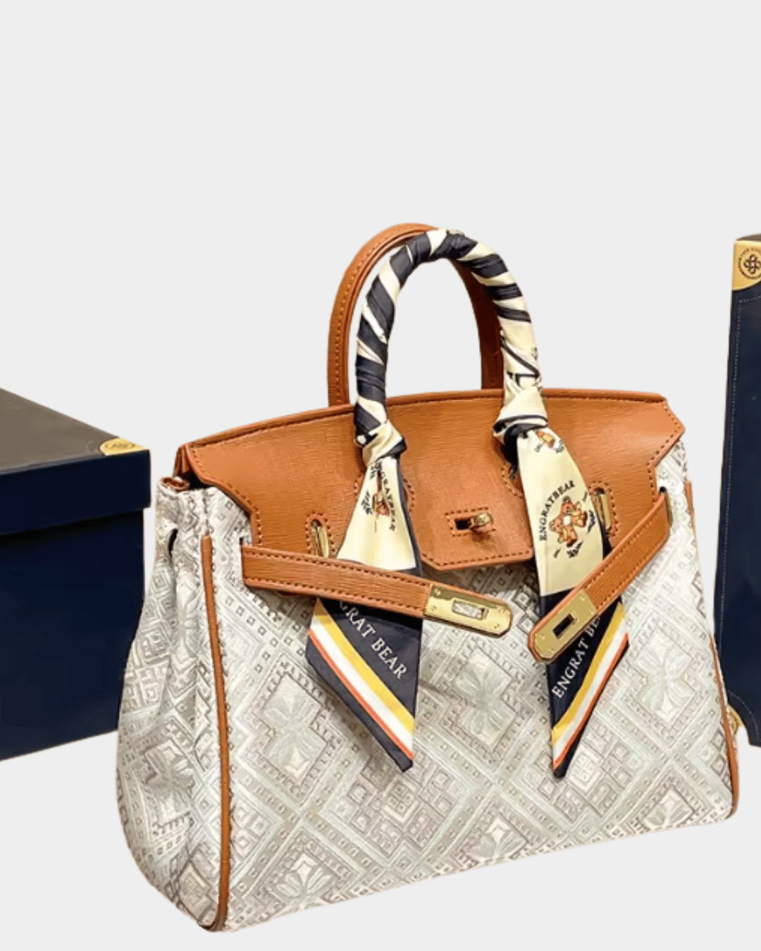 Monaco Silk Top Handle Bag